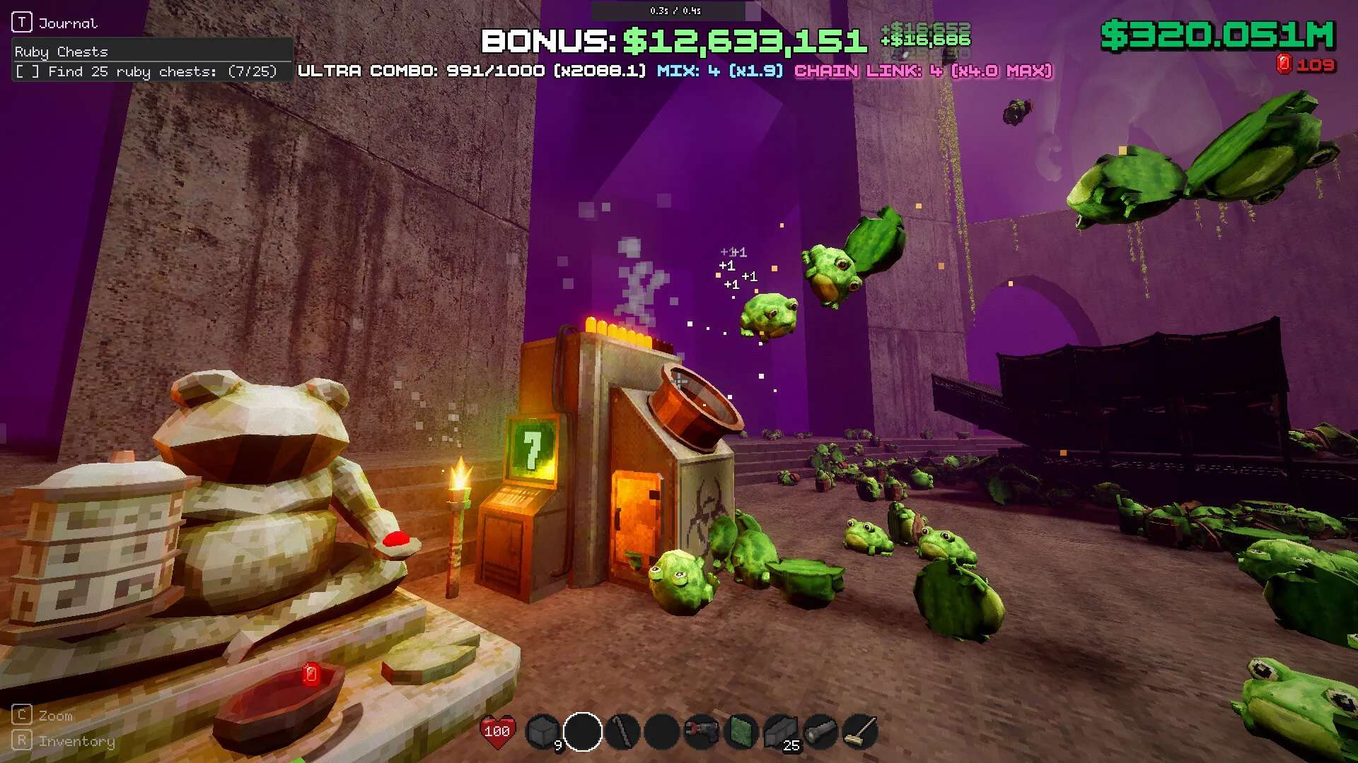 FROG IN THE HOLE! screenshot 1